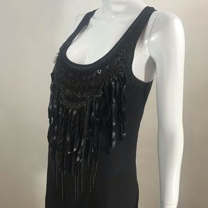 modern fringe dress